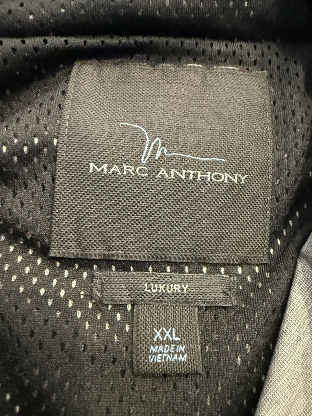 Marc Anthony Jacket Size XXL Gray Lightweight Hooded Full Zip 3