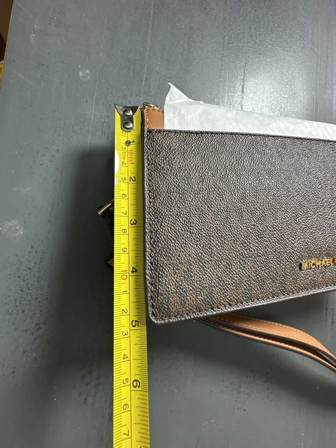 Michael Kors Ruby Small Double Zip Crossbody Bag Brown 8