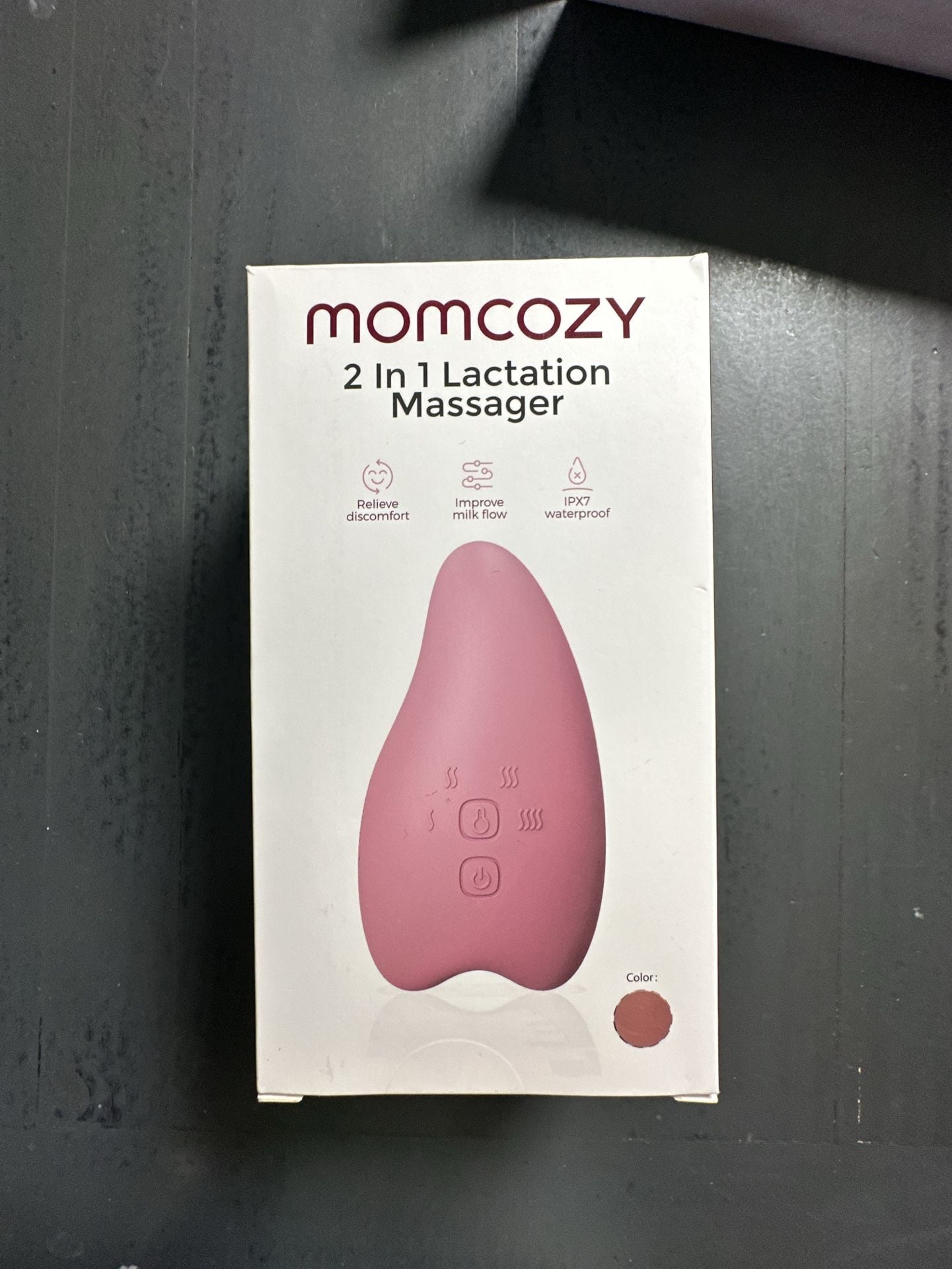Momcozy 2 In 1 Lactation Massager Pink 1