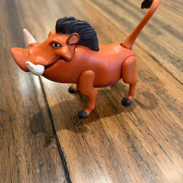 Mattel Disney The Lion King Pumbaa Action Figure Warthog