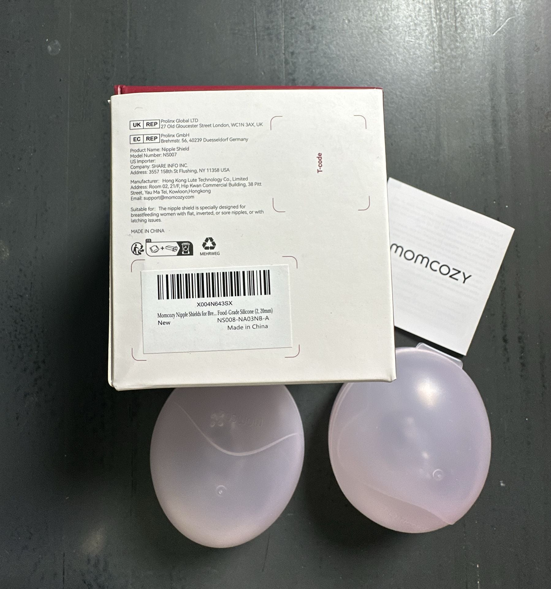 Momcozy Nipple Shield For Breastfeeding Size M (20mm) 2