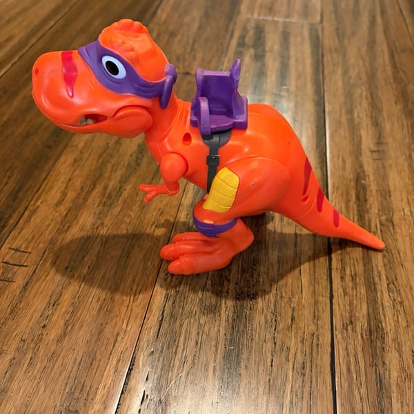 Teenage Mutant Ninja Turtles Half Shell Heroes Donatello T-Rex Dinosaur