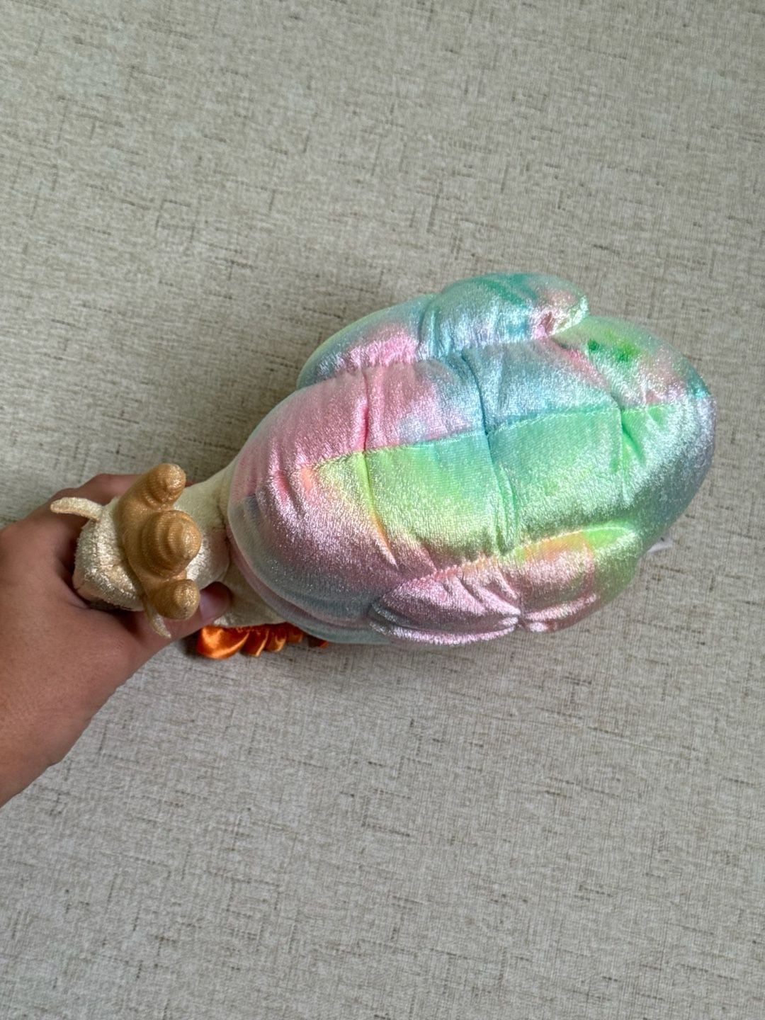 Cirque du Soleil Mystere Snail Plush Rainbow 7 Inch Fantasy Toy 2