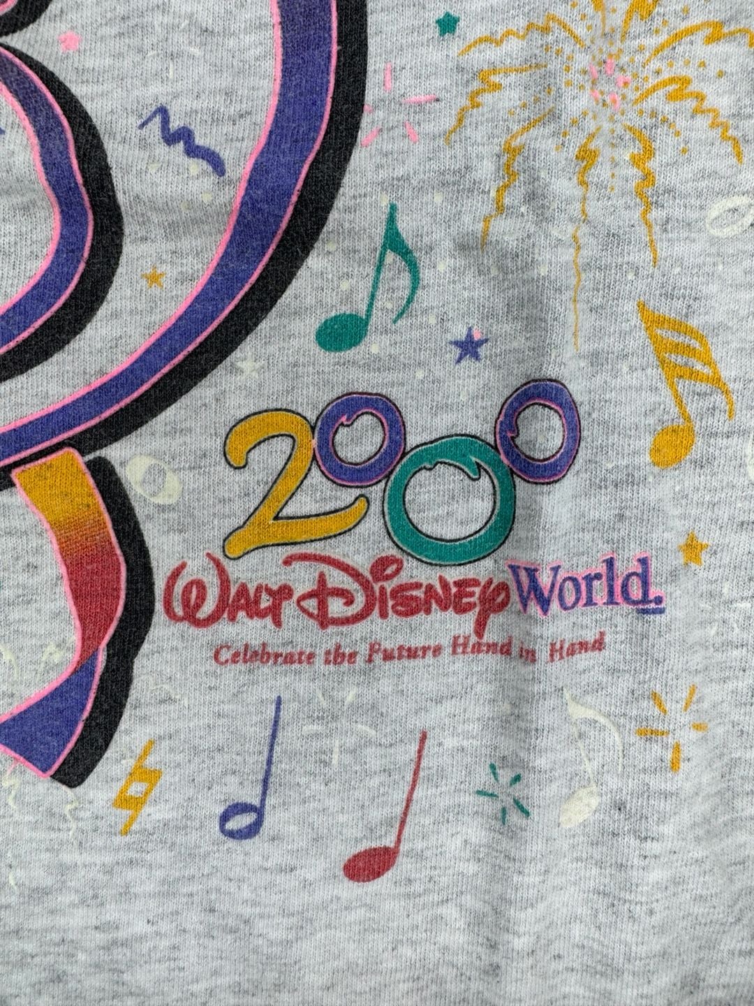 Vintage Disney Magic Music Days 2000 Size XL Grey T-Shirt 3