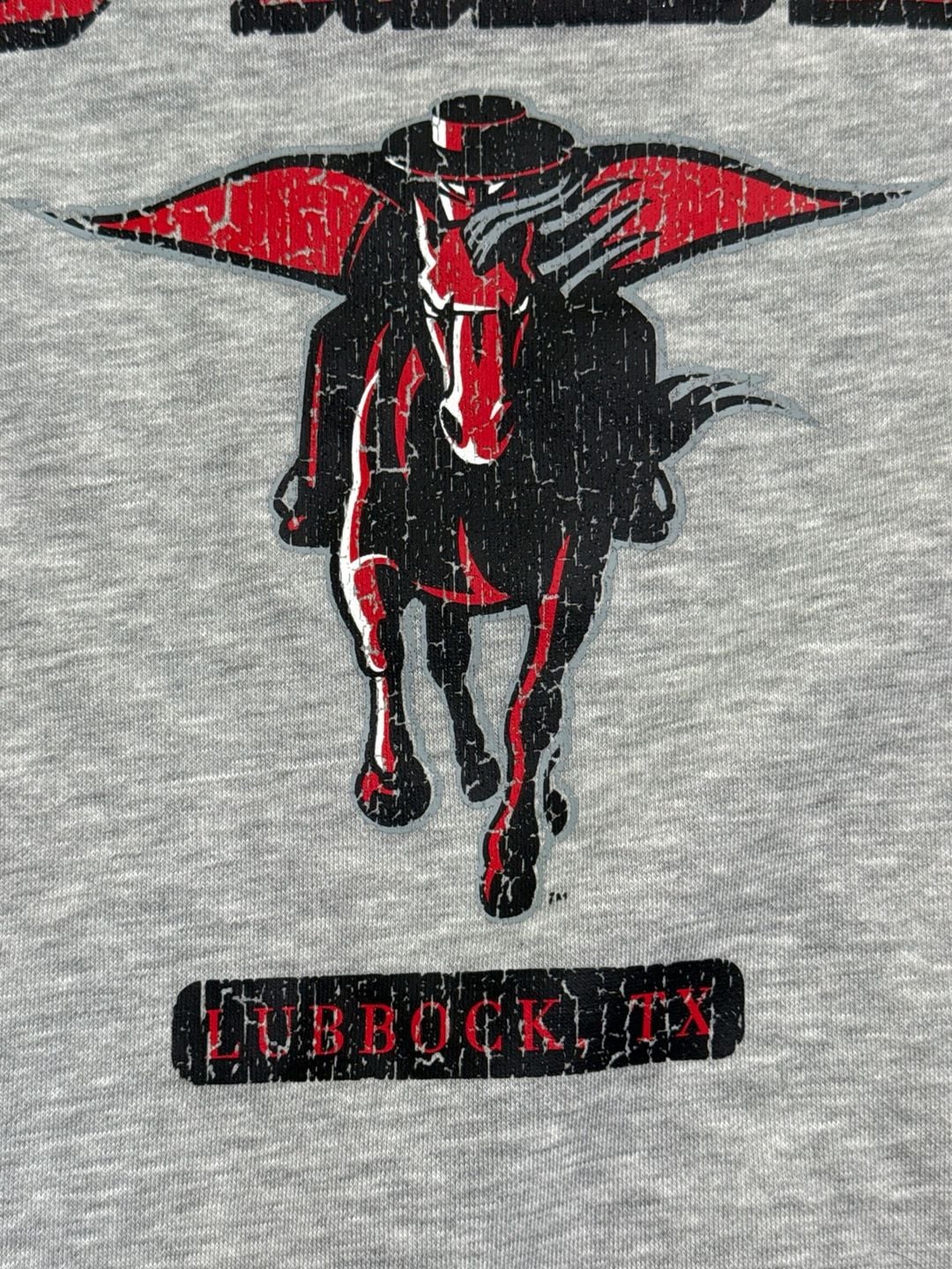 Champion Texas Tech Red Raiders Sweatshirt Size L Grey 7