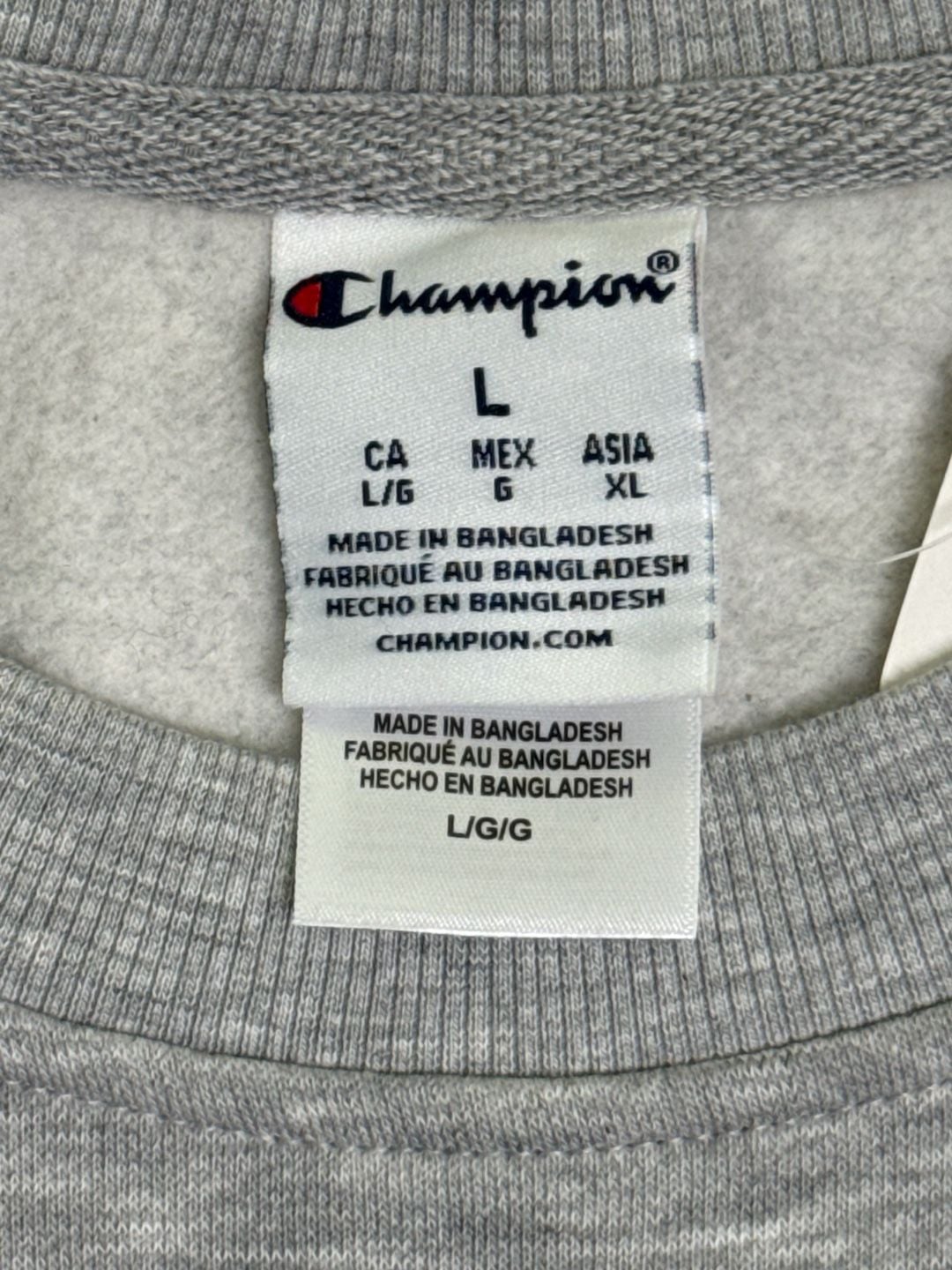 Champion Texas Tech Red Raiders Sweatshirt Size L Grey 9