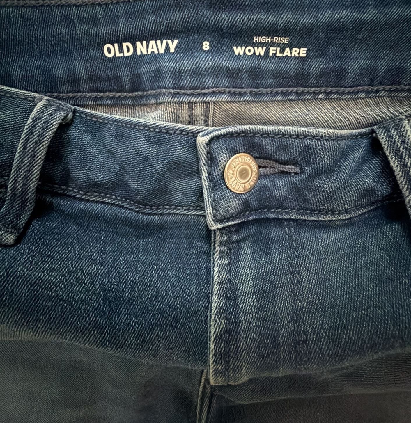 Old Navy High-Rise Wow Flare Jeans Size 8 4