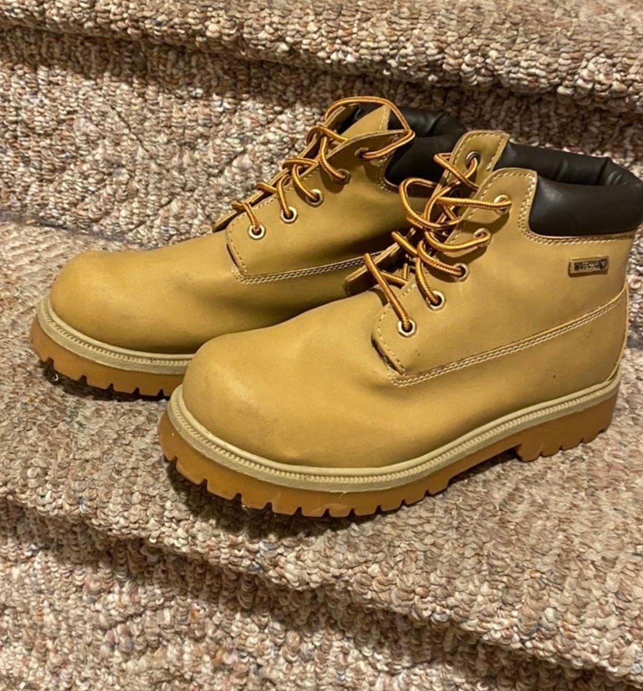 Kids Waterproof Work Boots Size 4.5 3