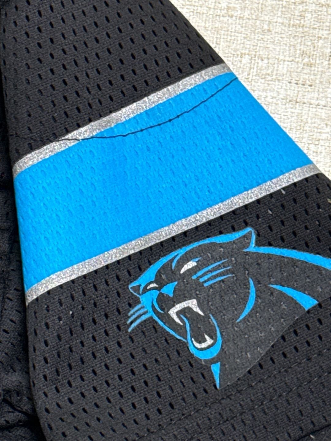 Franklin Carolina Panthers Football Jersey Size S Black Youth 10