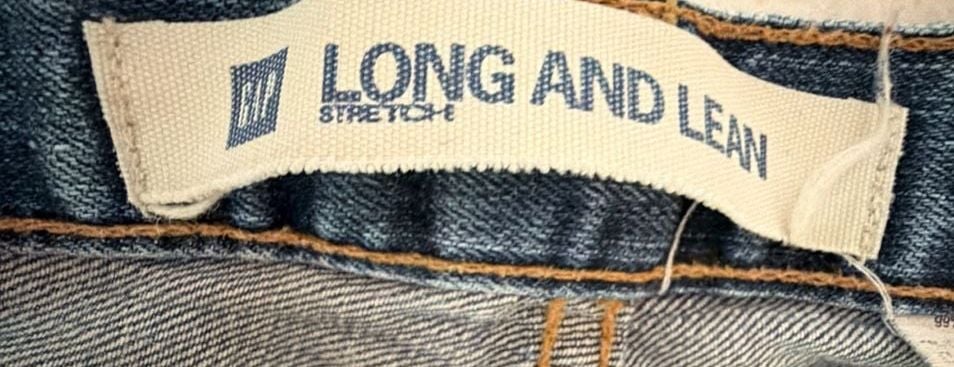 Gap Long And Lean Jeans Size 6 Regular Blue Denim 5