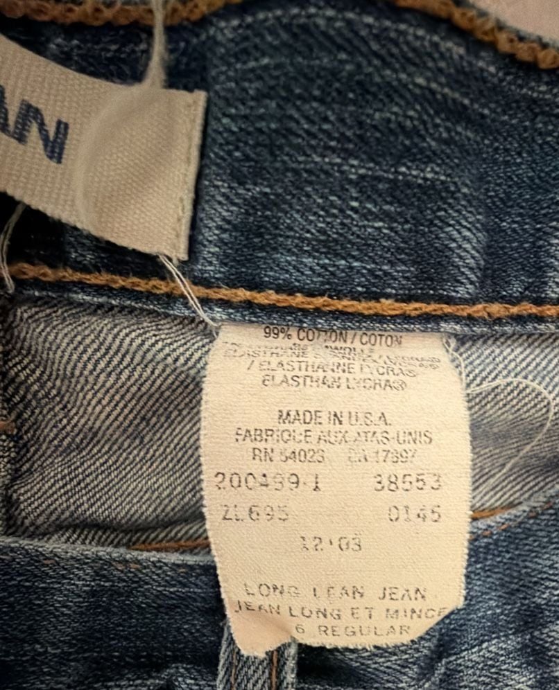 Gap Long And Lean Jeans Size 6 Regular Blue Denim 6