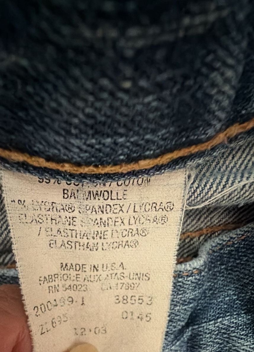 Gap Long And Lean Jeans Size 6 Regular Blue Denim 7