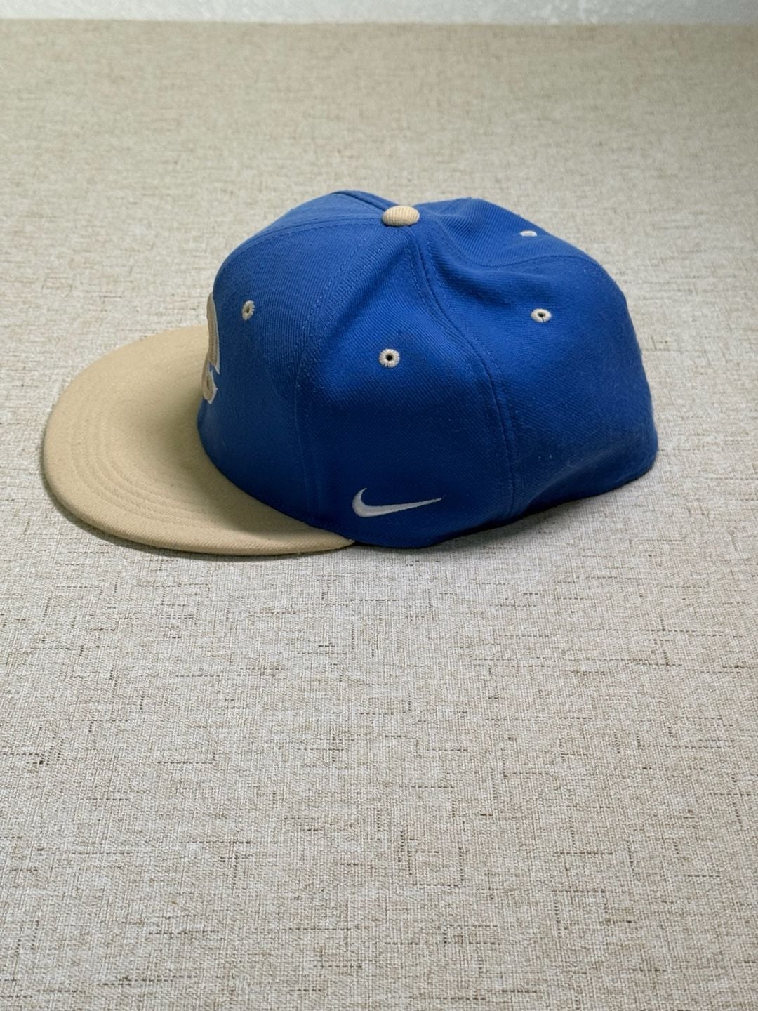 Nike Cincinnati Reds Fitted Hat Blue Tan 4