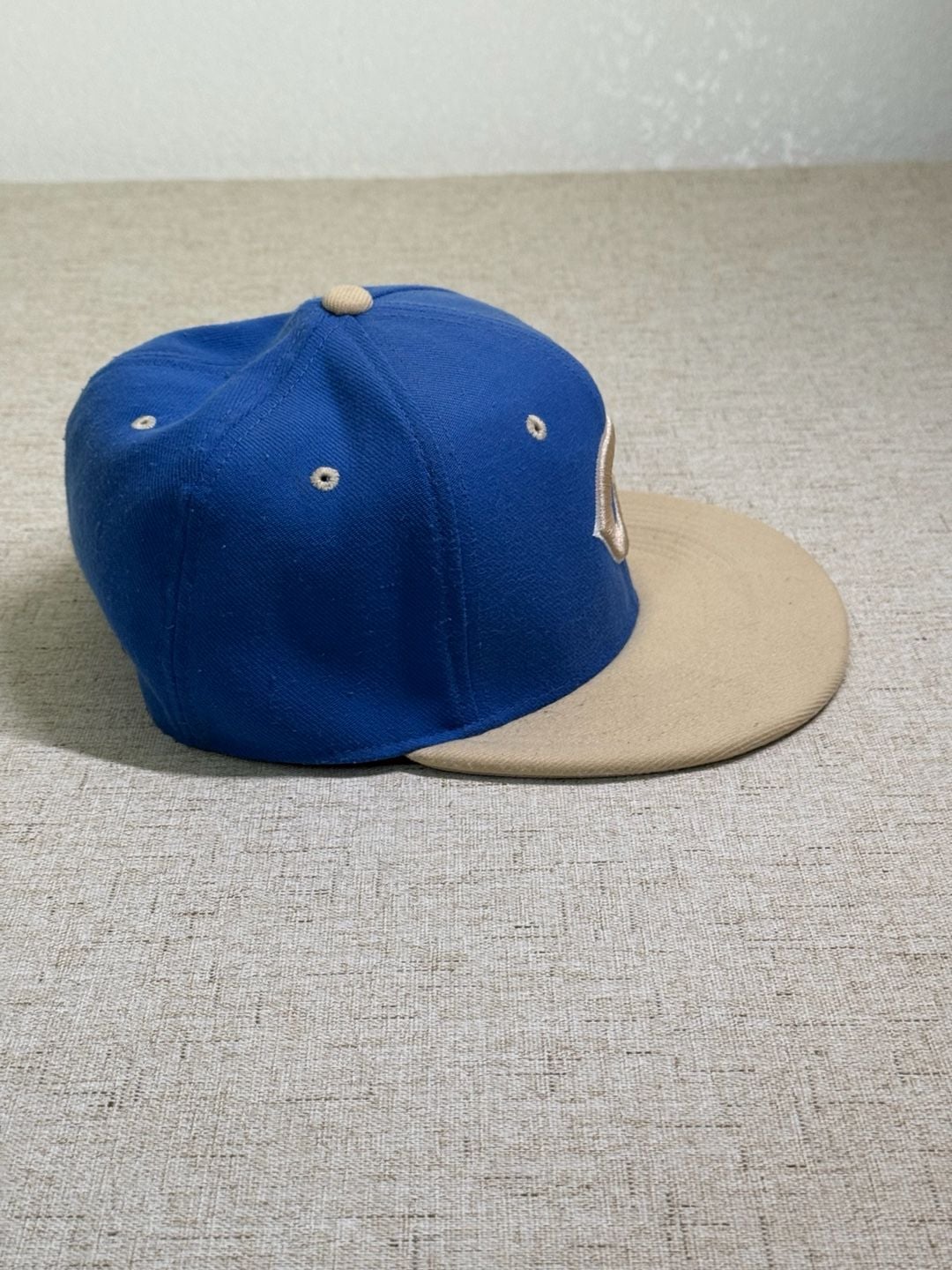 Nike Cincinnati Reds Fitted Hat Blue Tan 11