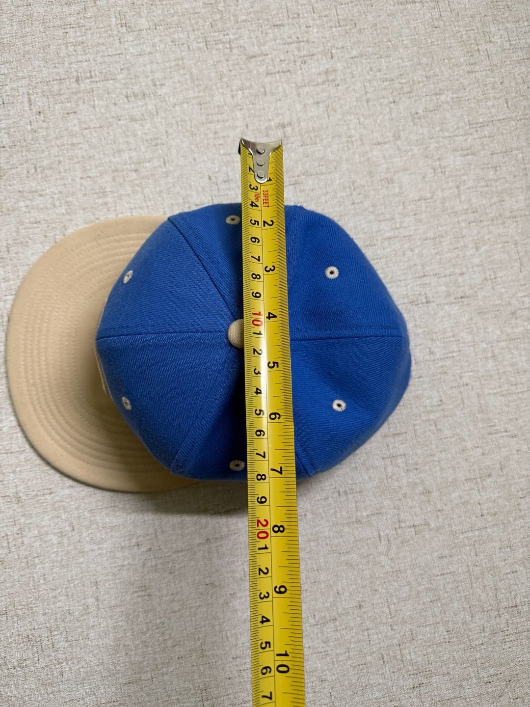 Nike Cincinnati Reds Fitted Hat Blue Tan 15