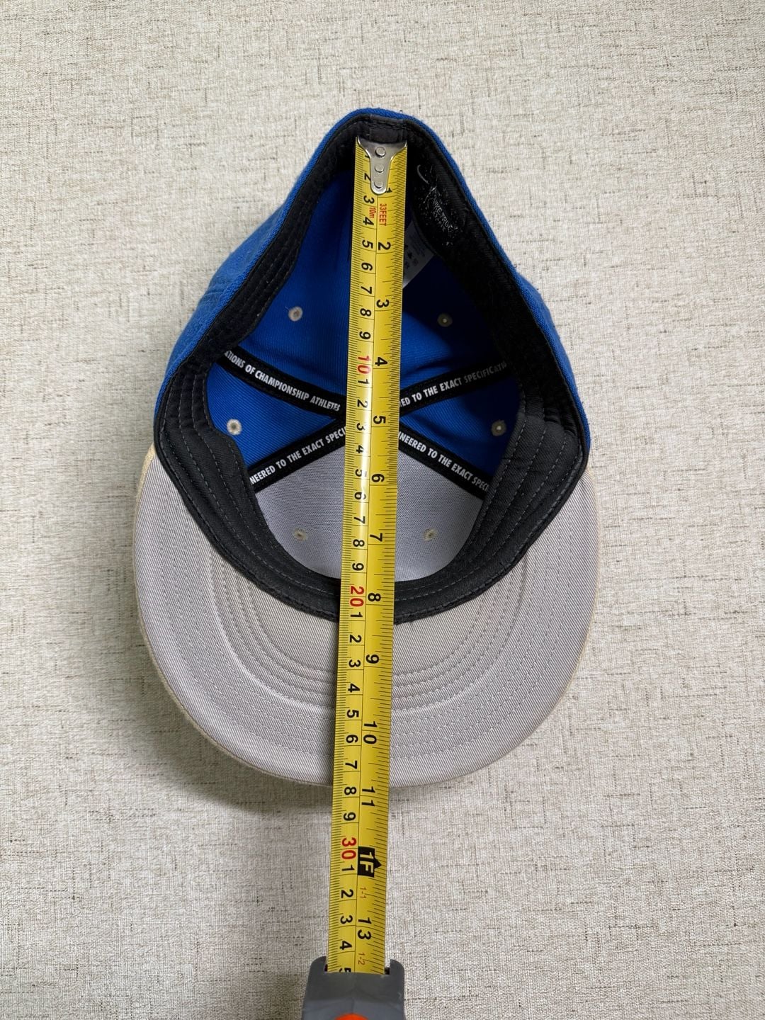 Nike Cincinnati Reds Fitted Hat Blue Tan 17