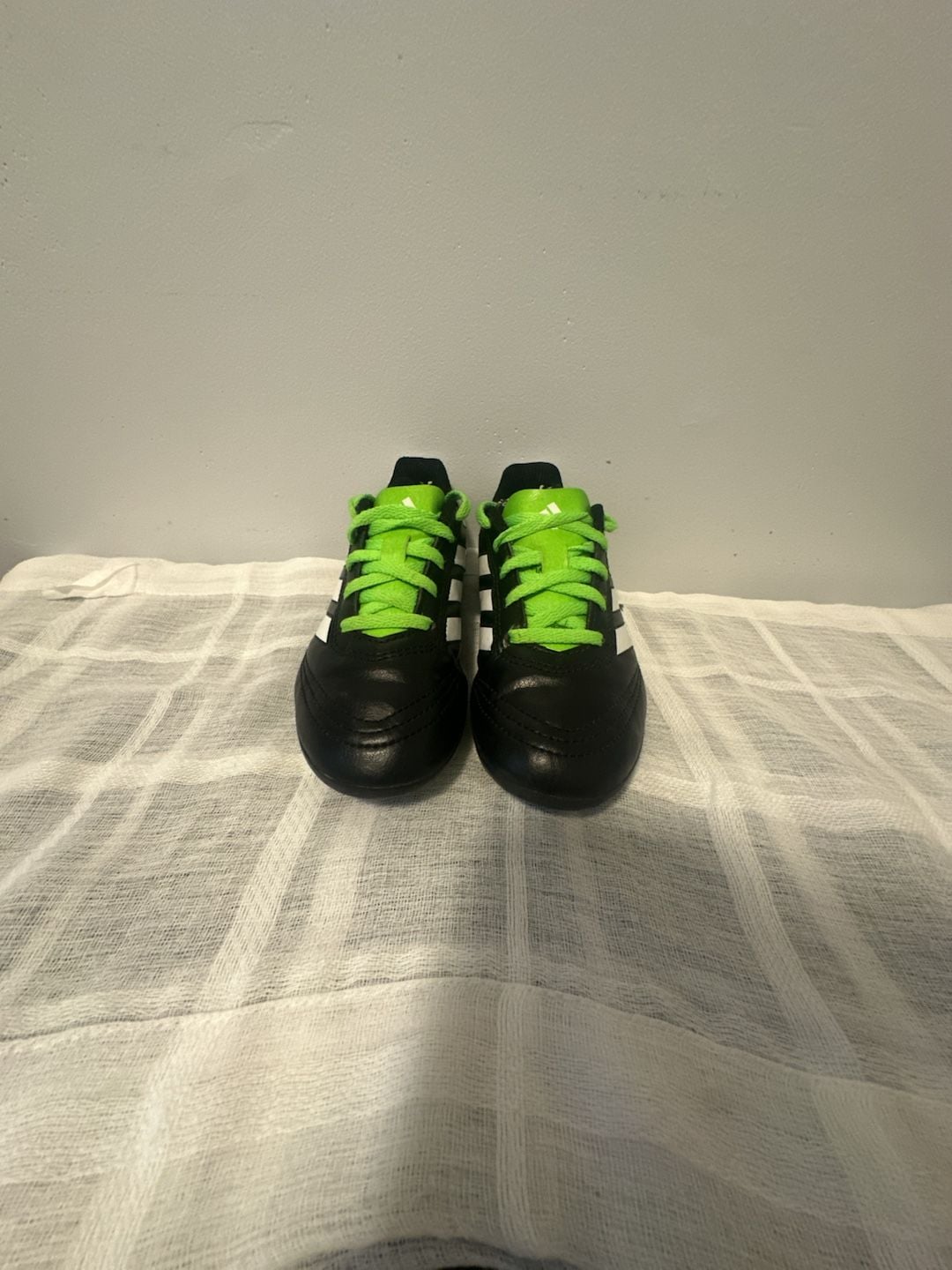 Adidas Goletto VI Soccer Cleats Black White Neon Green Youth 2