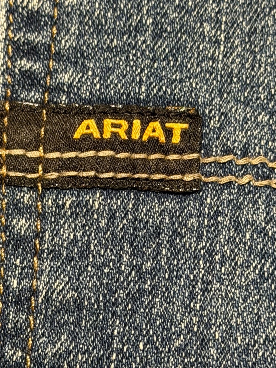 Ariat Rebar M4 Relaxed Boot Jeans Size 42/32 Blue Denim 6