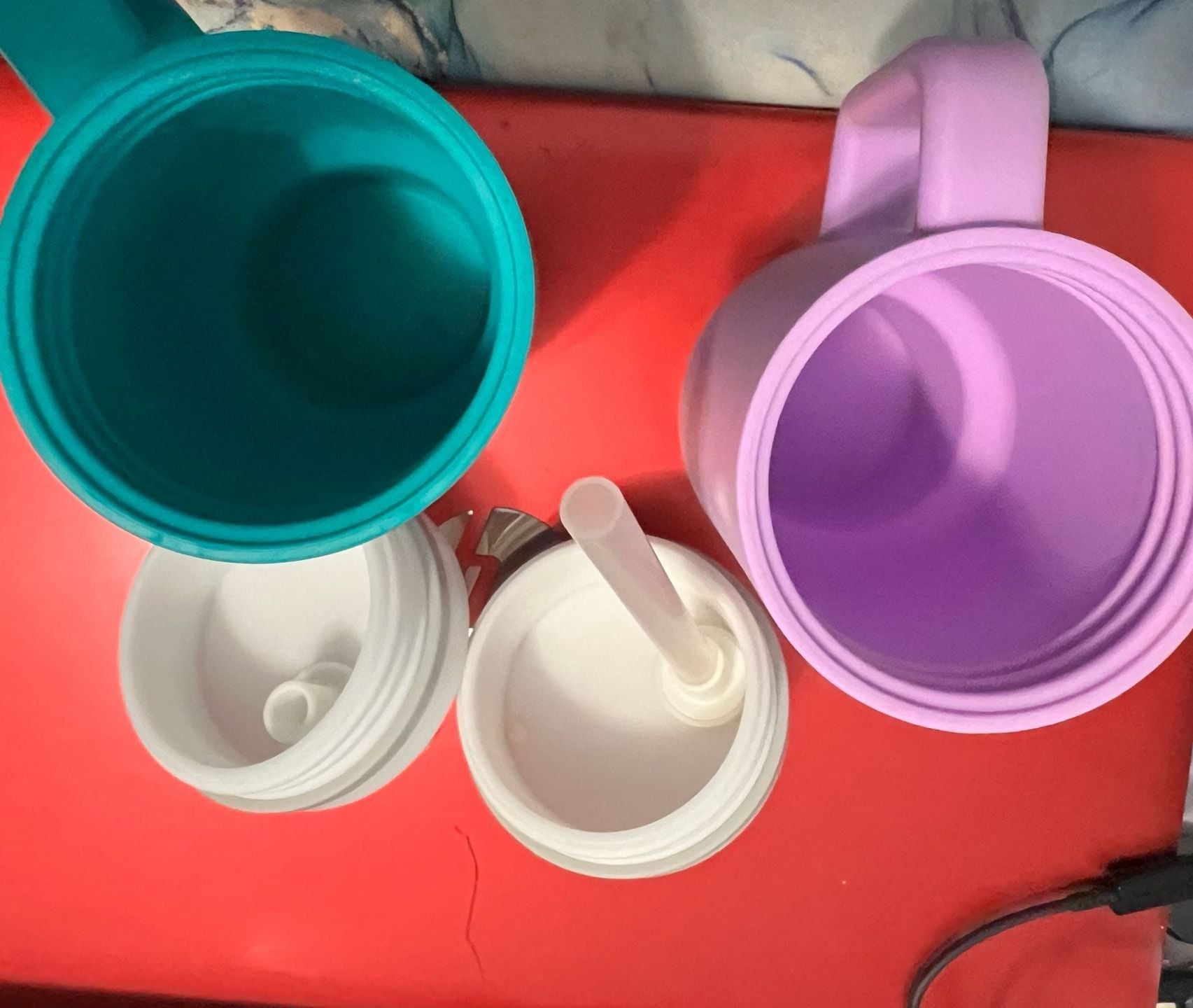 Infantino My 1st Tumbler Sippy Cup Set Purple Teal 4
