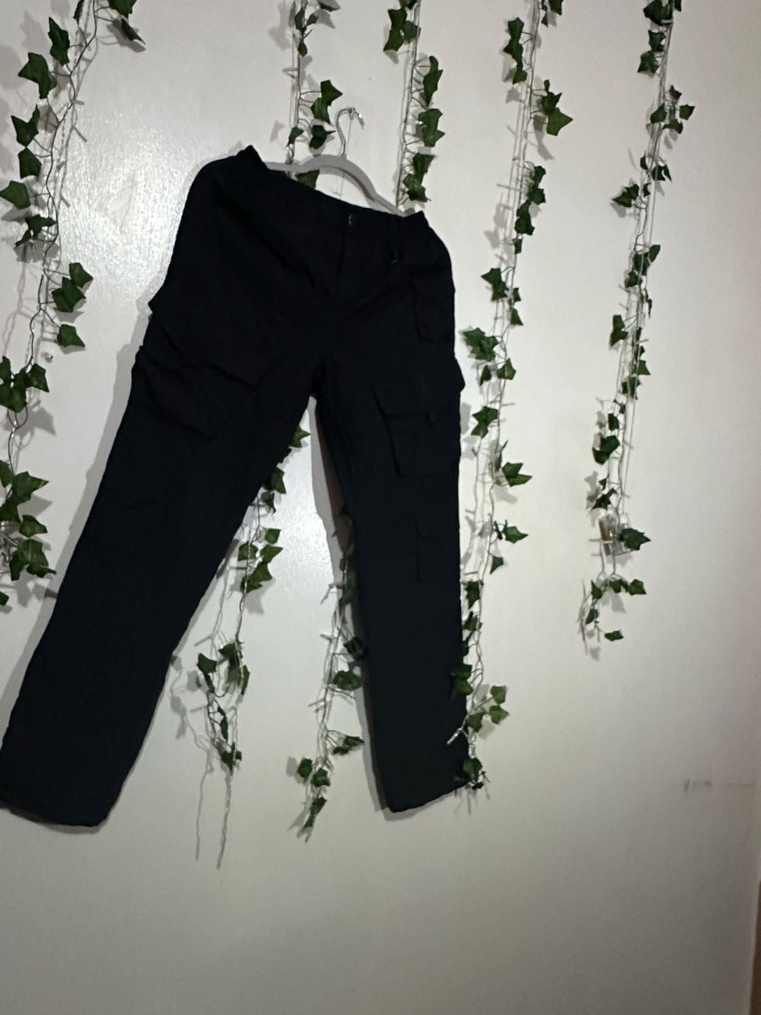 Cargo Pants Size M Black Nylon .brand: LCKR 3