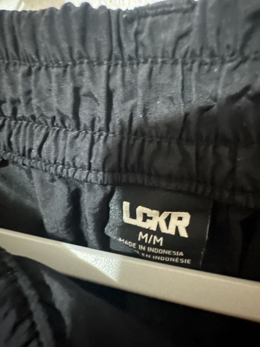 Cargo Pants Size M Black Nylon .brand: LCKR 4