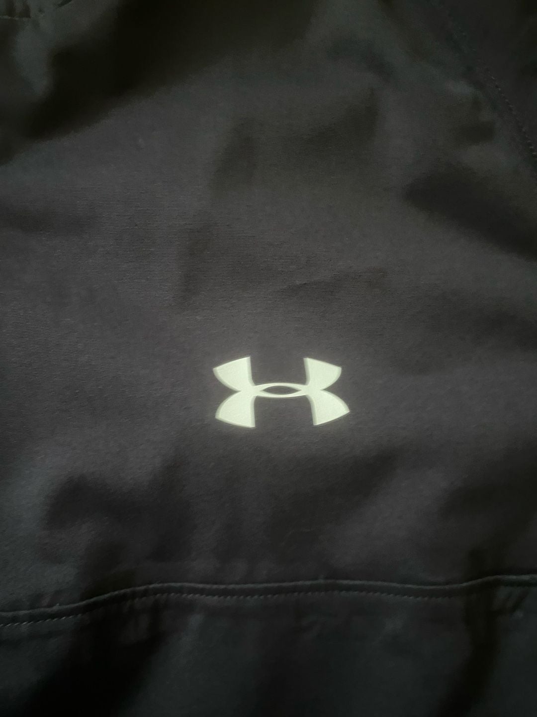 Under Armour Short Sleeve Half Zip Windbreaker Size XXL Black 5