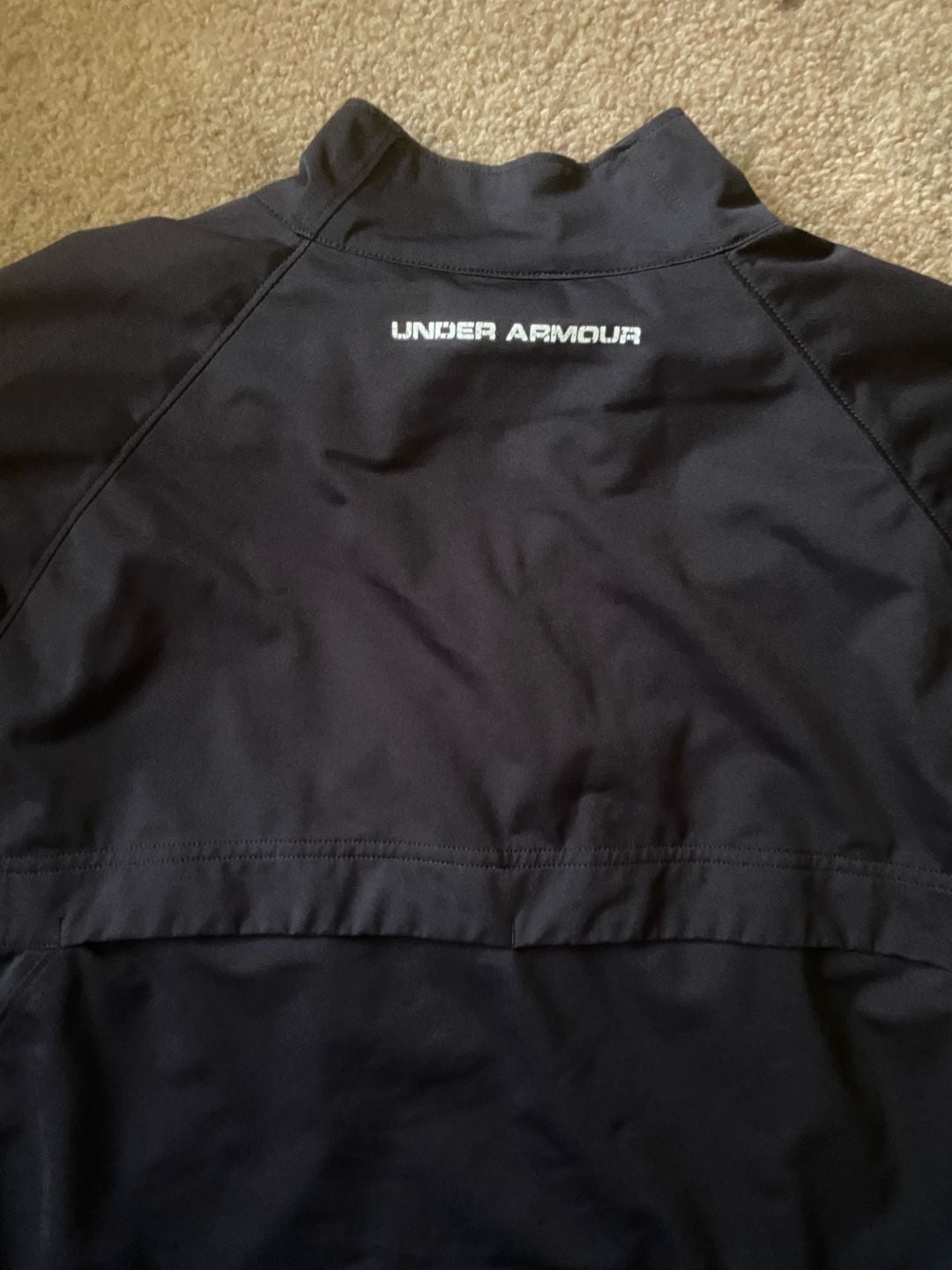 Under Armour Short Sleeve Half Zip Windbreaker Size XXL Black 9