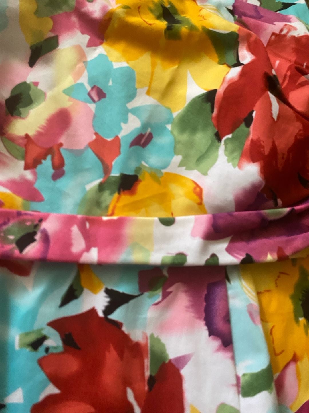 Donna Ricco Floral Sleeveless Midi Dress Size 6 Watercolor Colorful 3