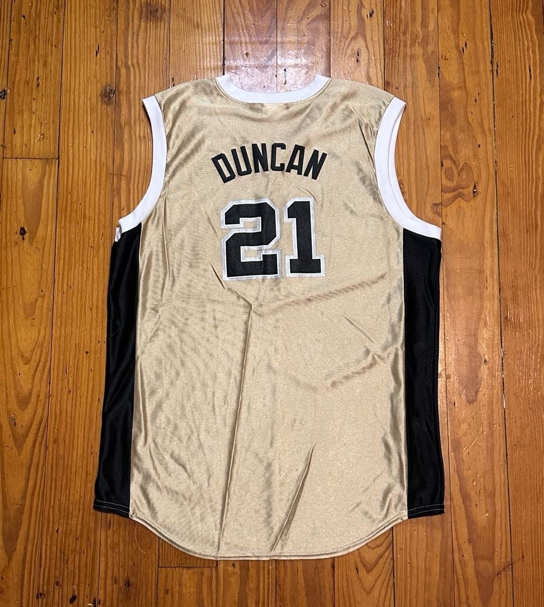 Vintage 2003 NBA Finals Tim Duncan San Antonio Spurs Jersey XL VTG USA 3