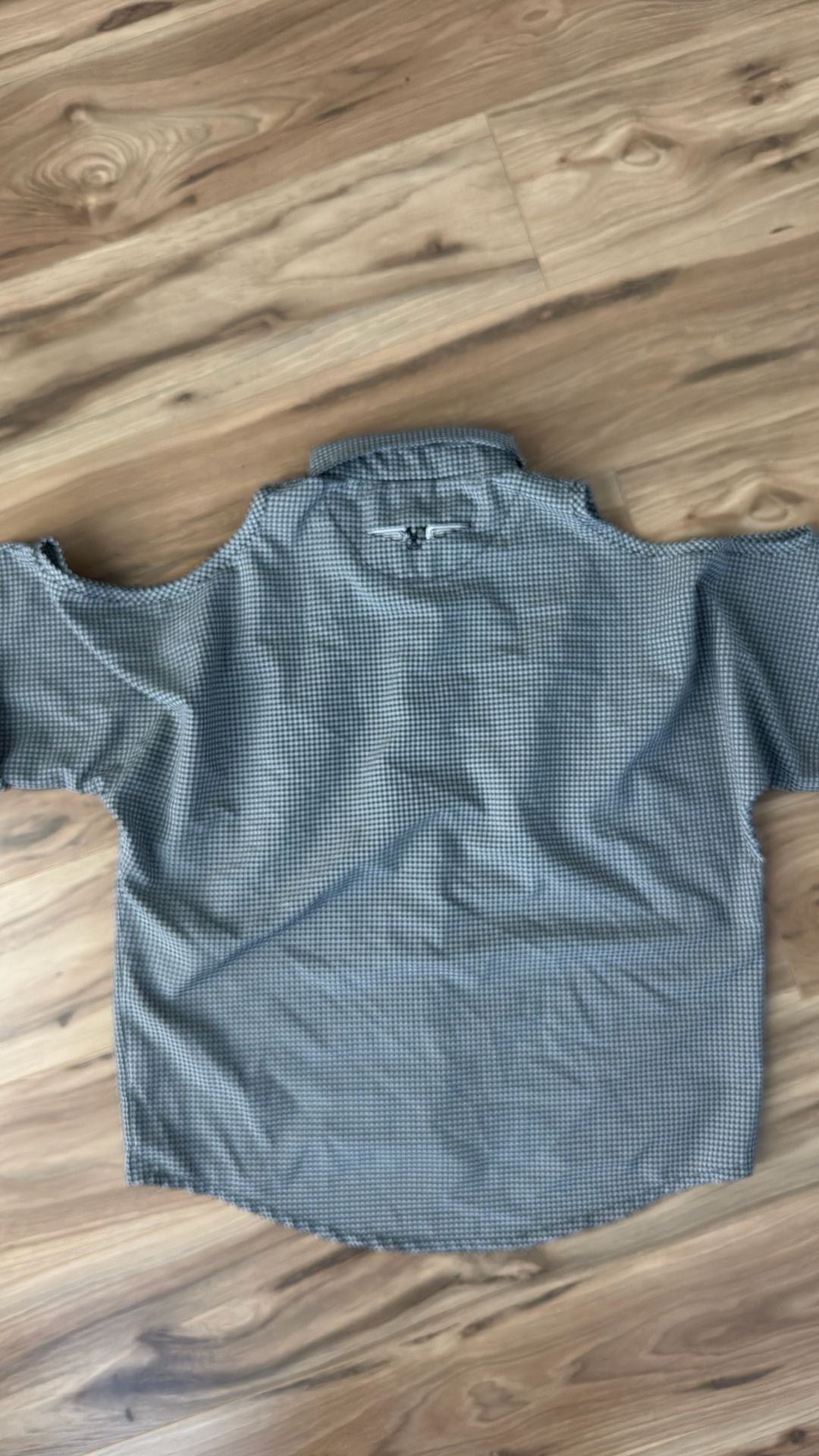 Von Dutch Gingham Cold Shoulder Shirt 7