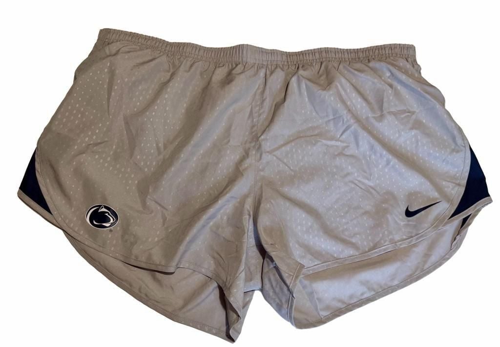 Nike Dri-FIT Penn State Nittany Lions Women’s Running Shorts Athleisure Gray Size XXL 2