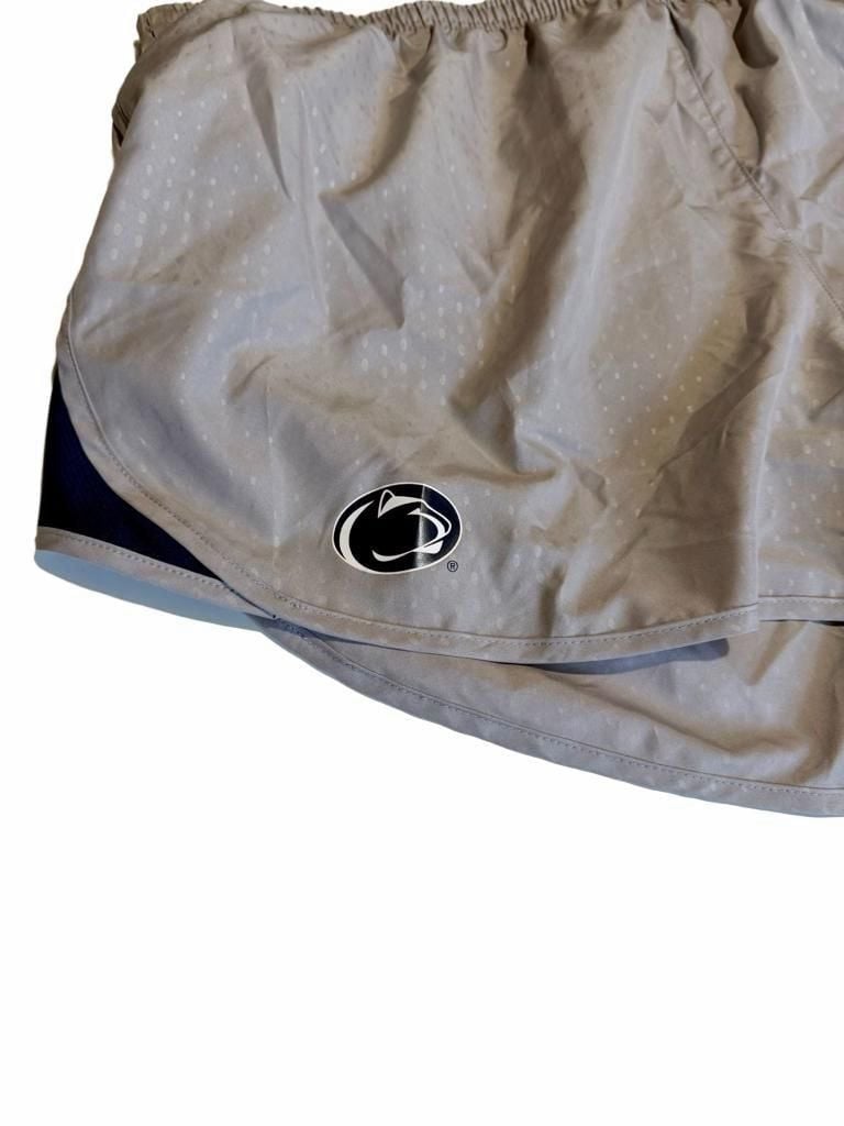 Nike Dri-FIT Penn State Nittany Lions Women’s Running Shorts Athleisure Gray Size XXL 3