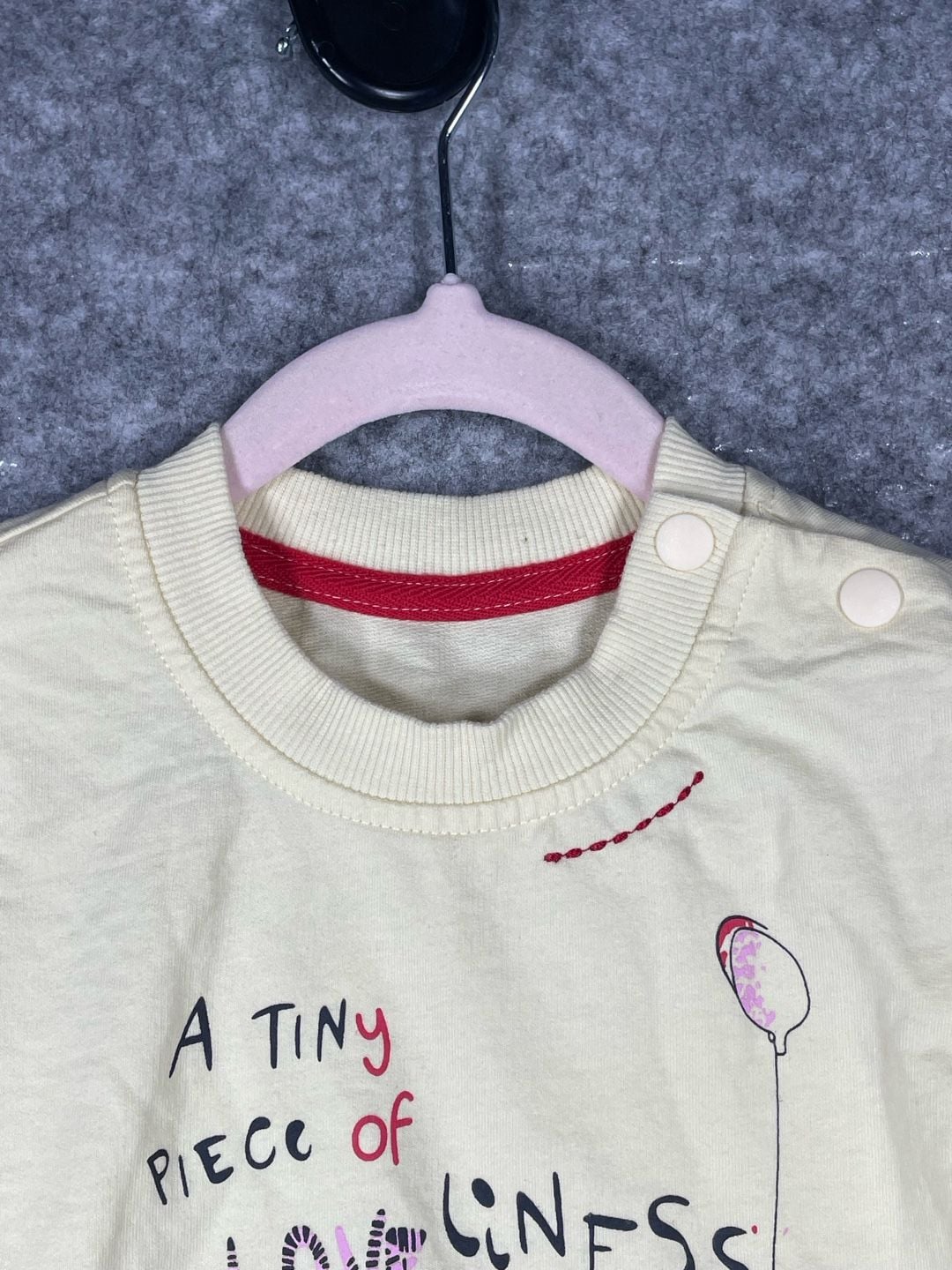 Unbranded A Tiny Piece of Loveliness Cartoon Sweatshirt Apricot 7