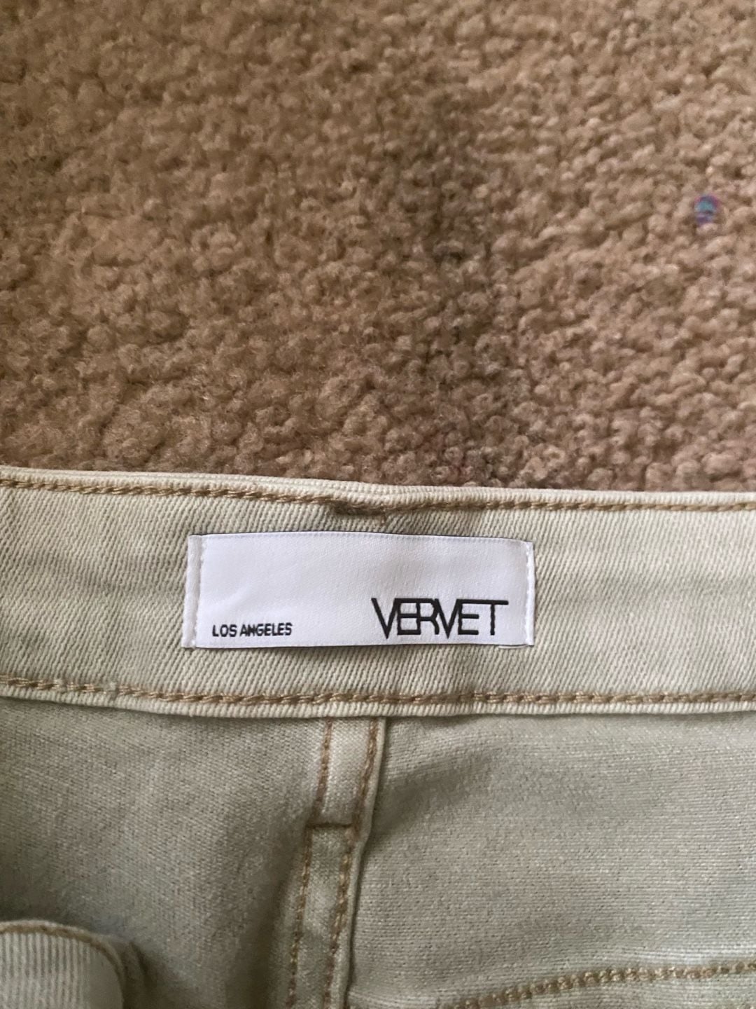 Vervet Distressed Jeans Size 28 light gray Cotton Blend Straight Leg 4