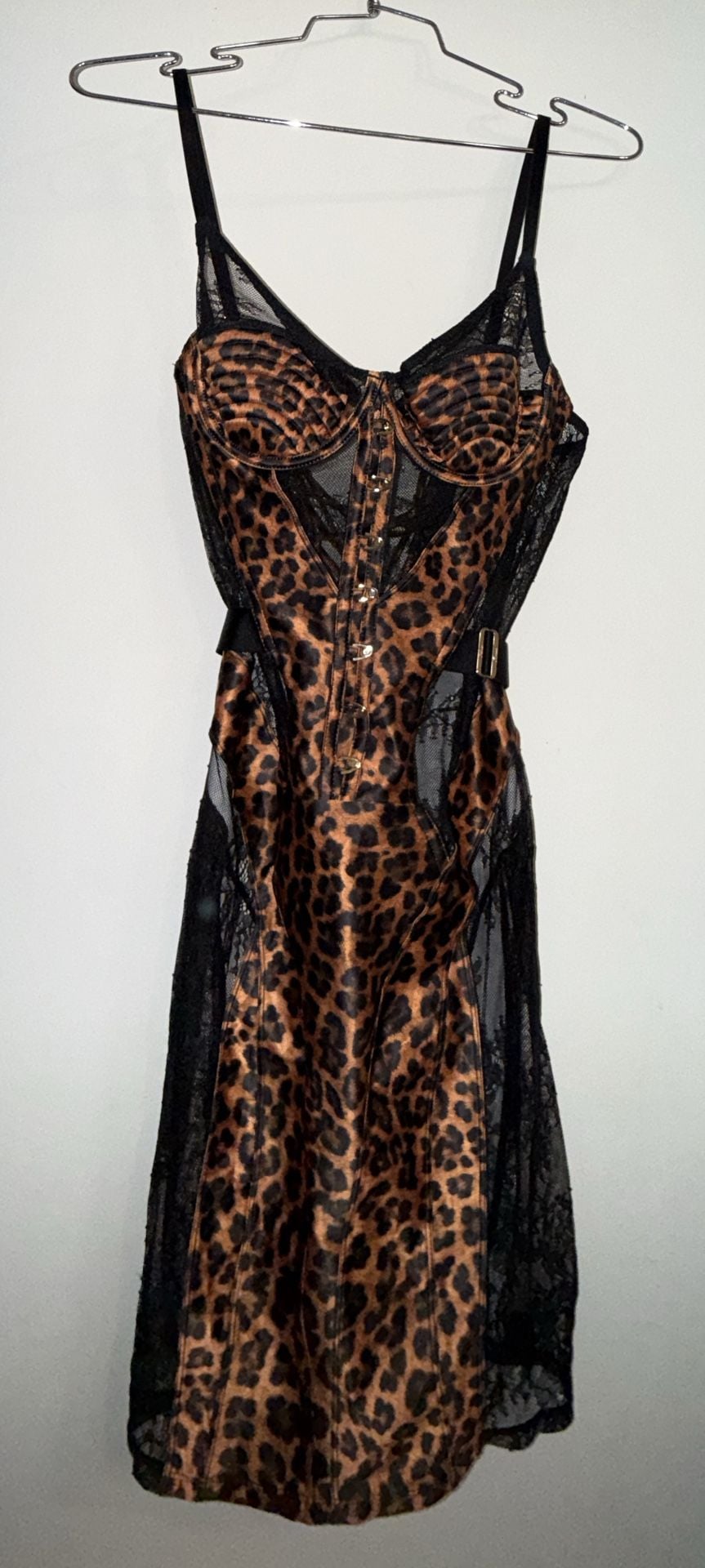 Honey Birdette Marilyn Leopard Dress Size 34D 3