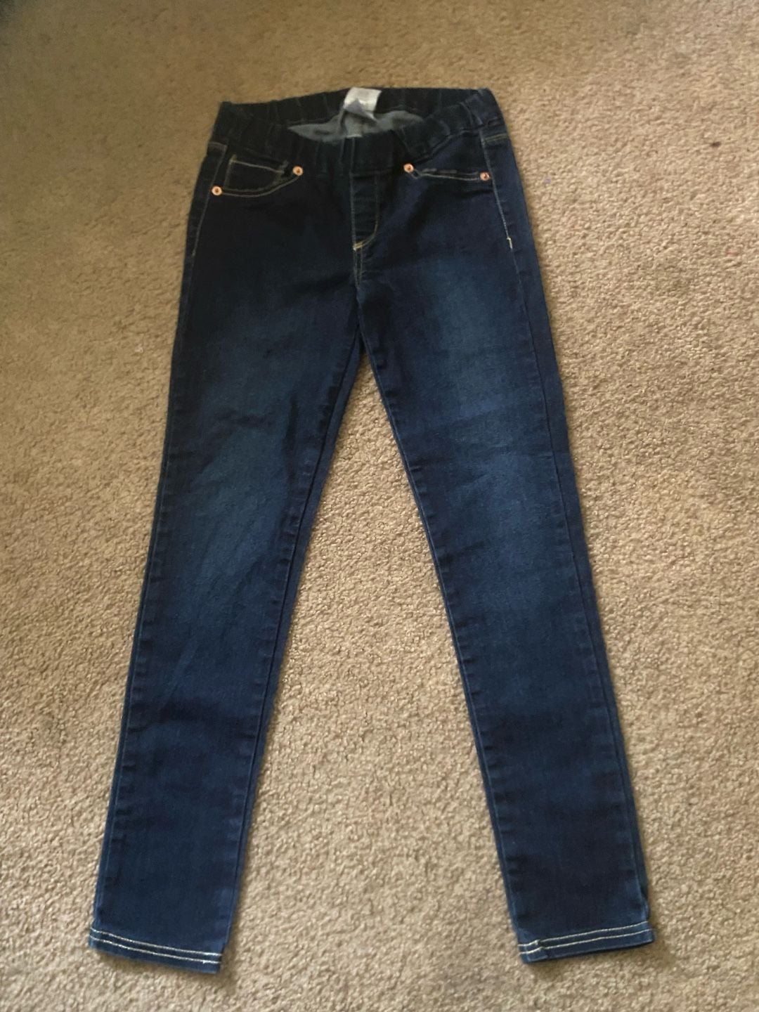 Levi's Jeans Legging Size 12REG Dark Blue Denim Pull On Skinny. Youth 12. 2