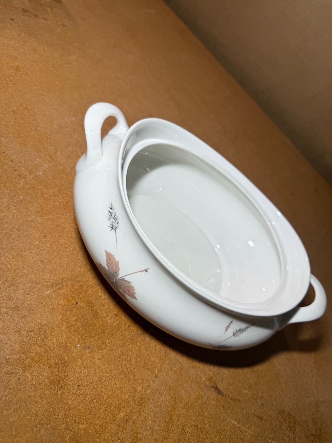 Royal Doulton Tumbling Leaves T.C. 1004 Covered Vegetable Serving Dish 2