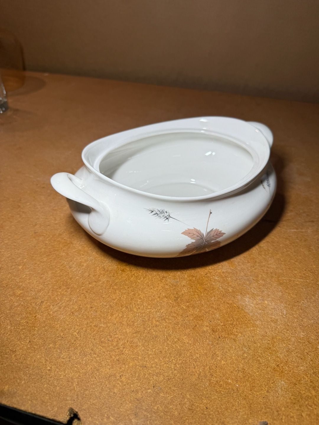 Royal Doulton Tumbling Leaves T.C. 1004 Covered Vegetable Serving Dish 7