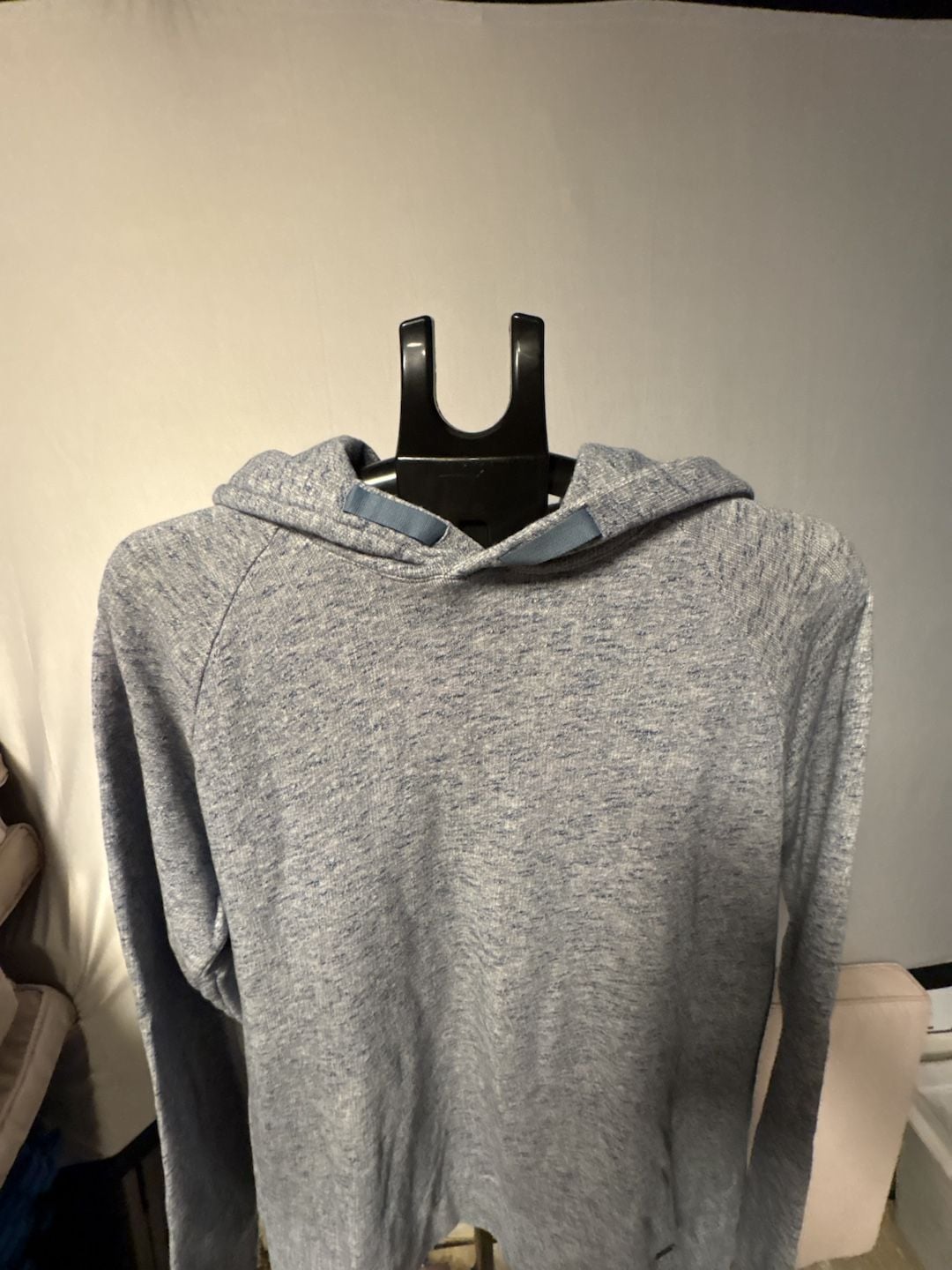Hugo Boss Hoodie Grey Melange Cotton Pullover 3