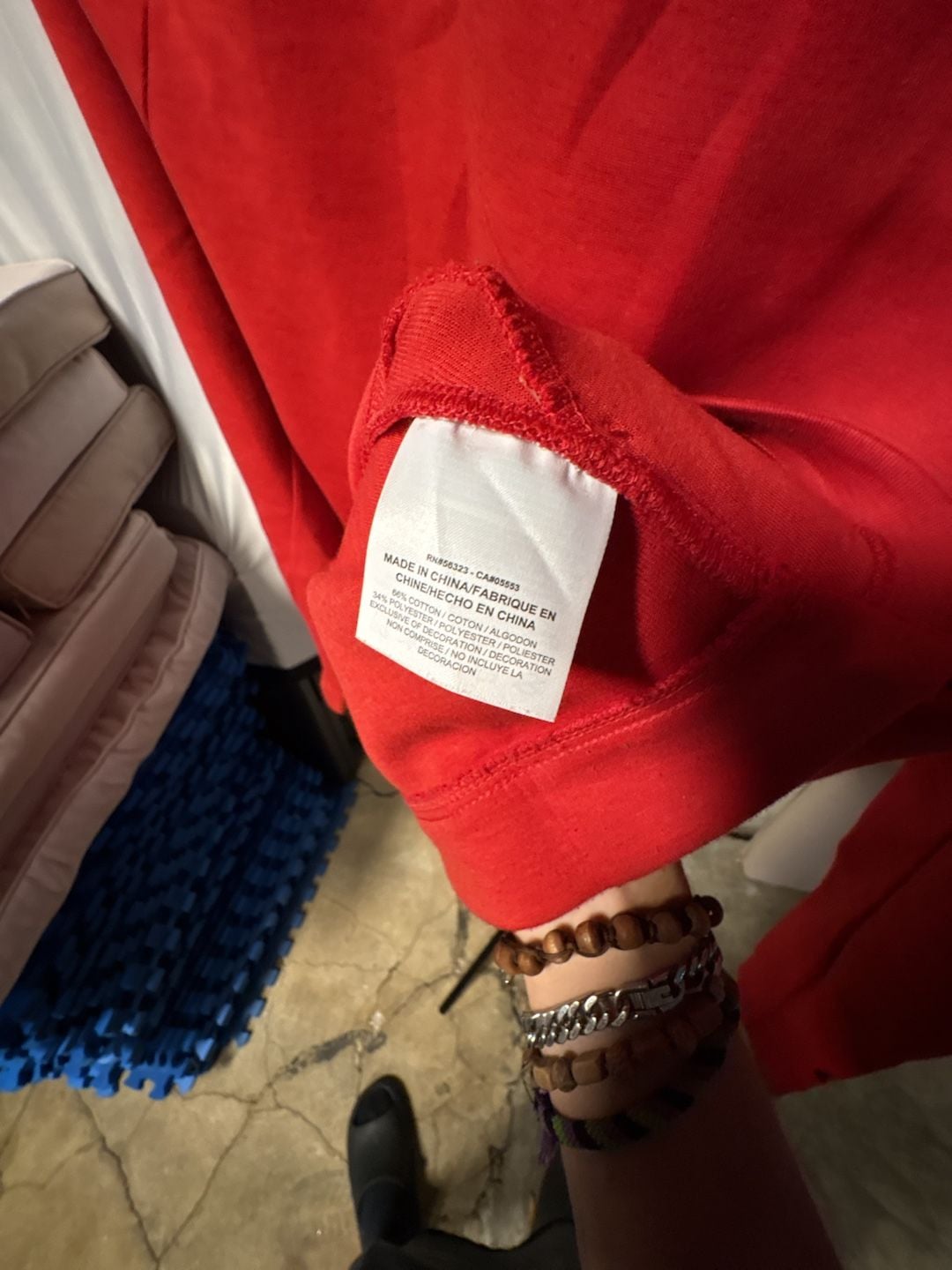 Nike Tech Fleece Crew Sweatshirt Red 9