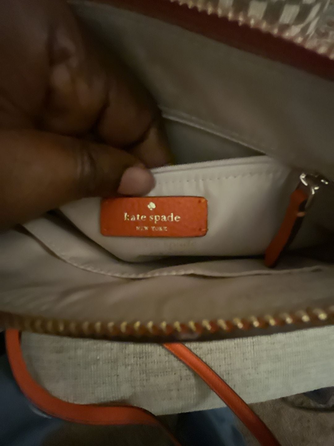 Kate Spade Monica Pebbled Leather Crossbody Orange 5