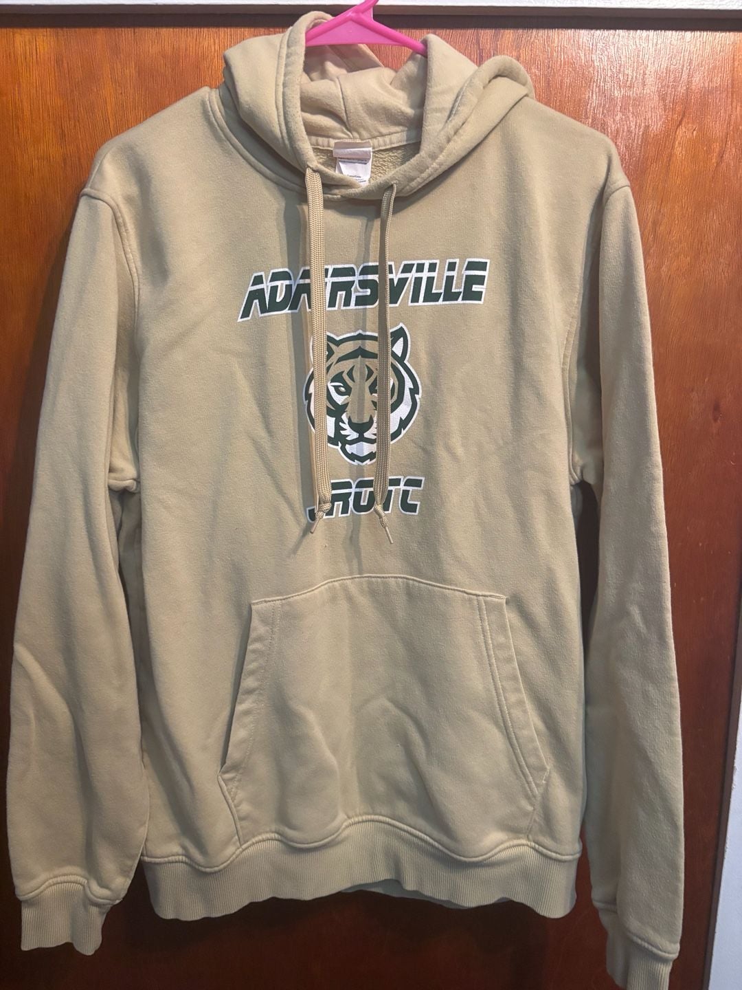 Augusta Sportswear Adairsville JROTC Tiger Hoodie Size L Khaki 2