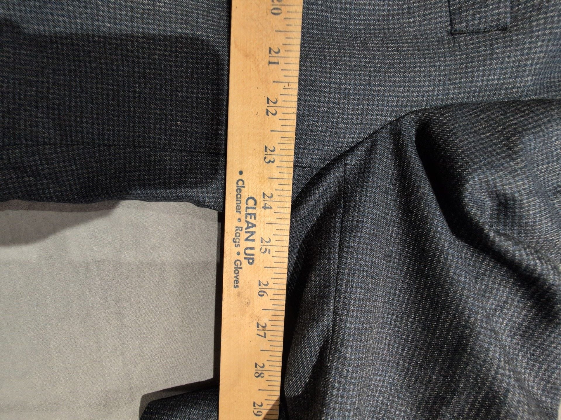 Ralph Lauren Suit Jacket Size 52R Gray Micro Pattern Two Button Blazer Silk/Wool 9