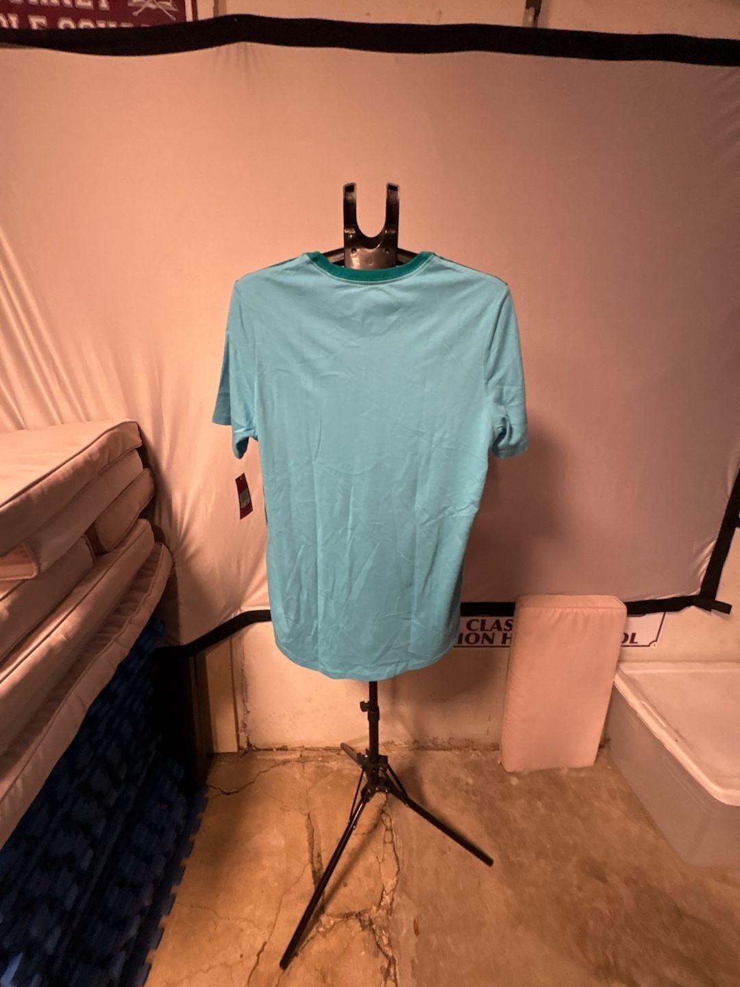 Nike Tech Hypermesh Pocket T Shirt Size L Turquoise Blue Green 7