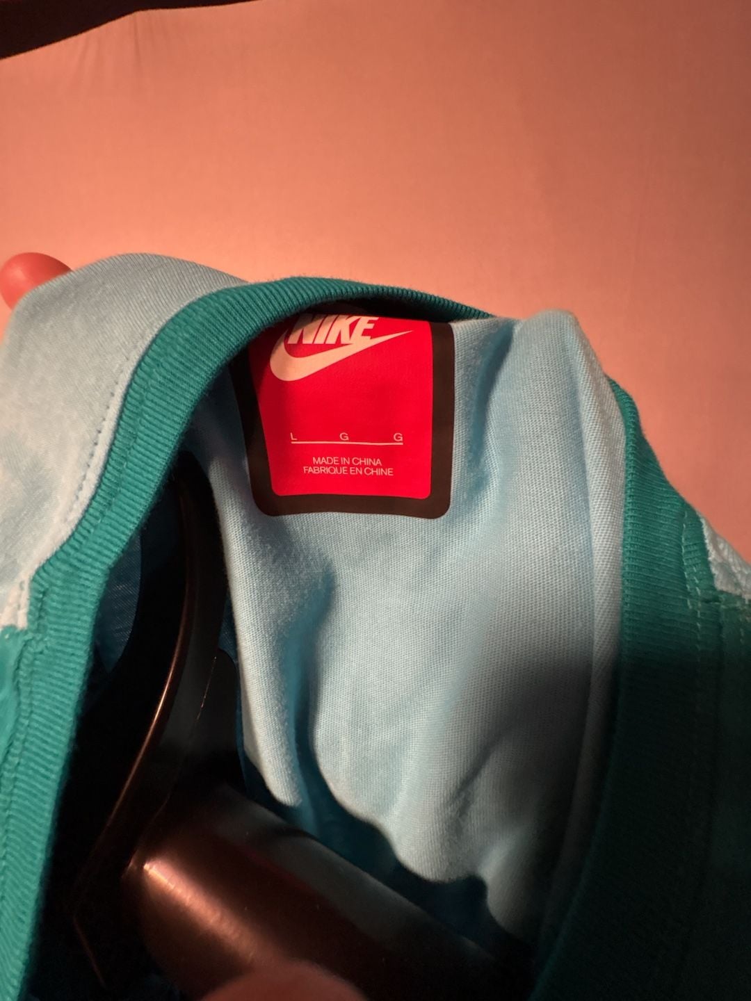 Nike Tech Hypermesh Pocket T Shirt Size L Turquoise Blue Green 9
