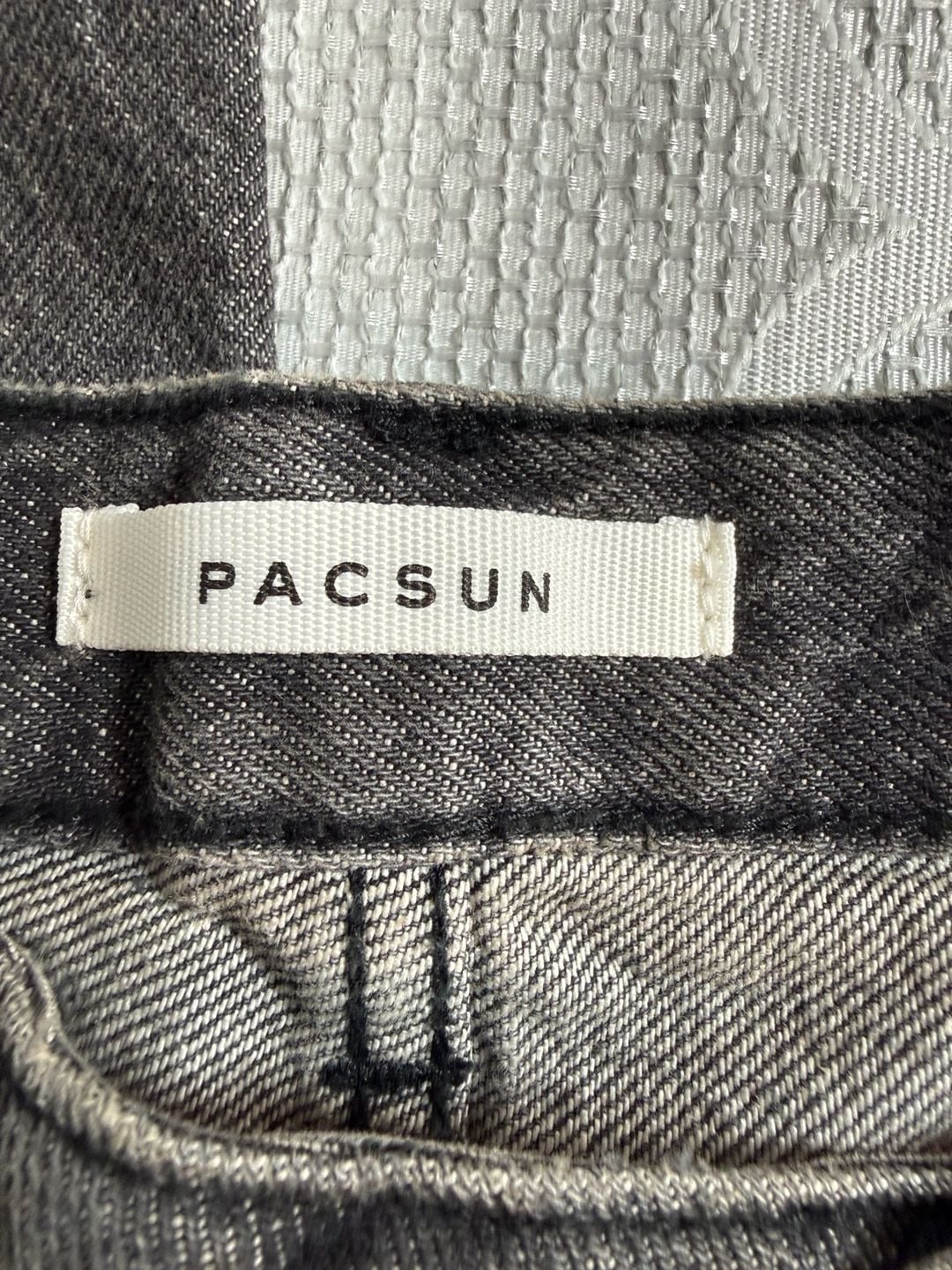 Pacsun Black 90's Boyfriend Jeans with Asymmetrical Waistband 7