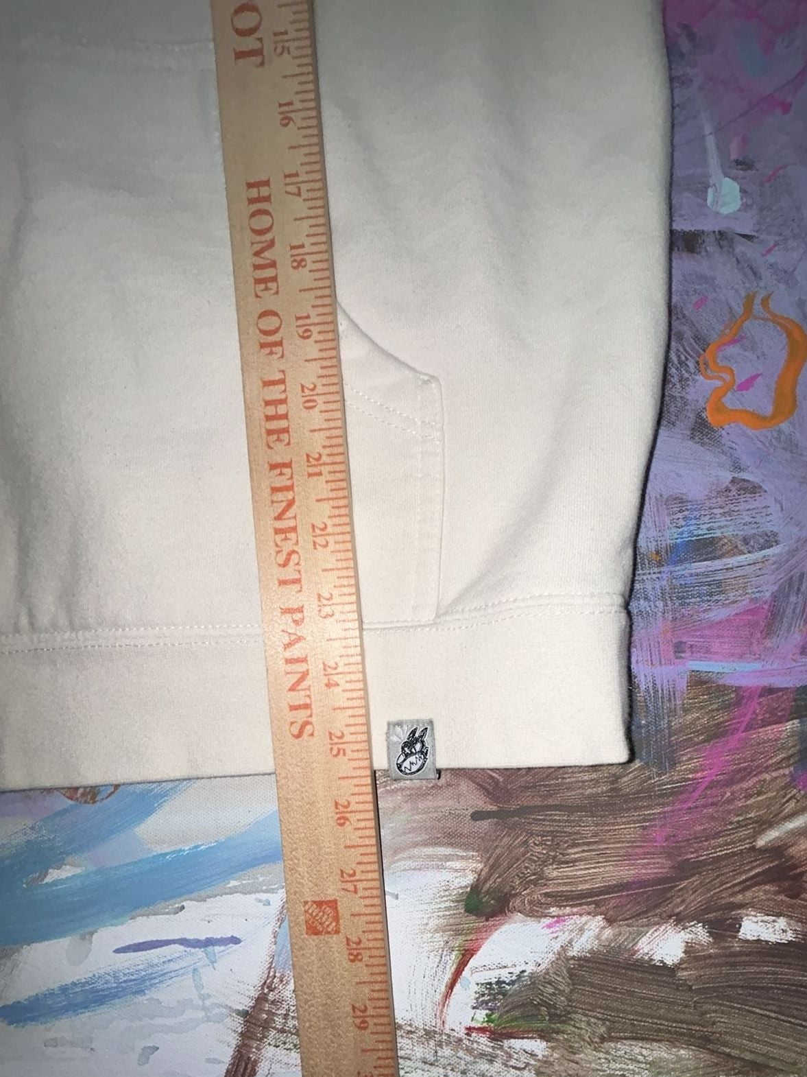Norainu Graphic Hoodie Size M Beige 6