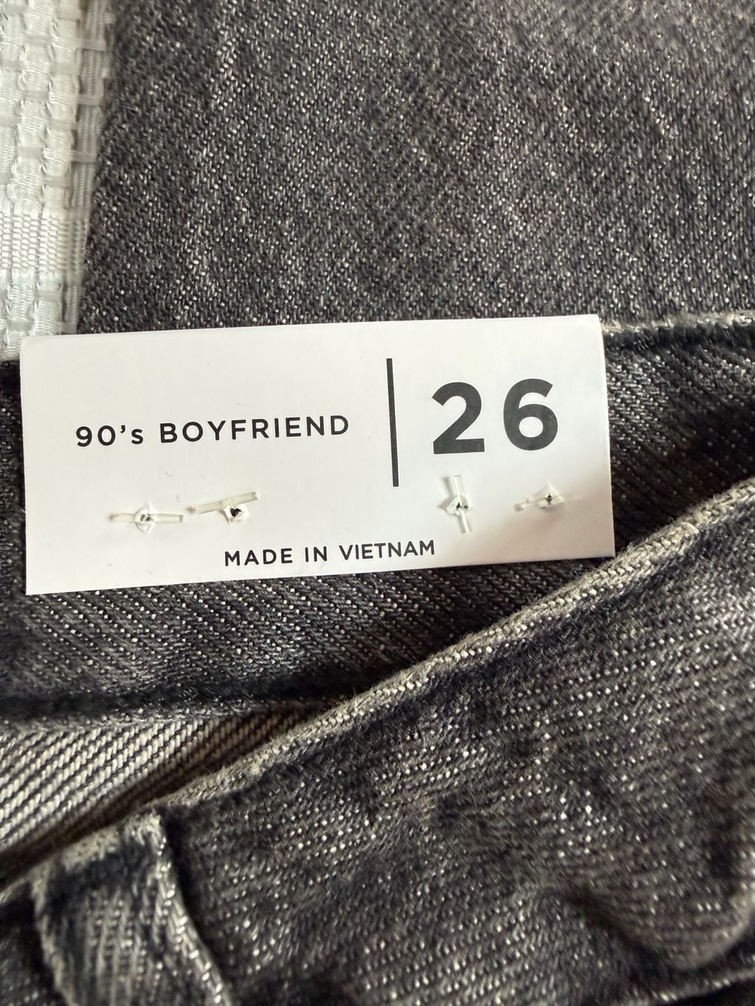 Pacsun Black 90's Boyfriend Jeans with Asymmetrical Waistband 9