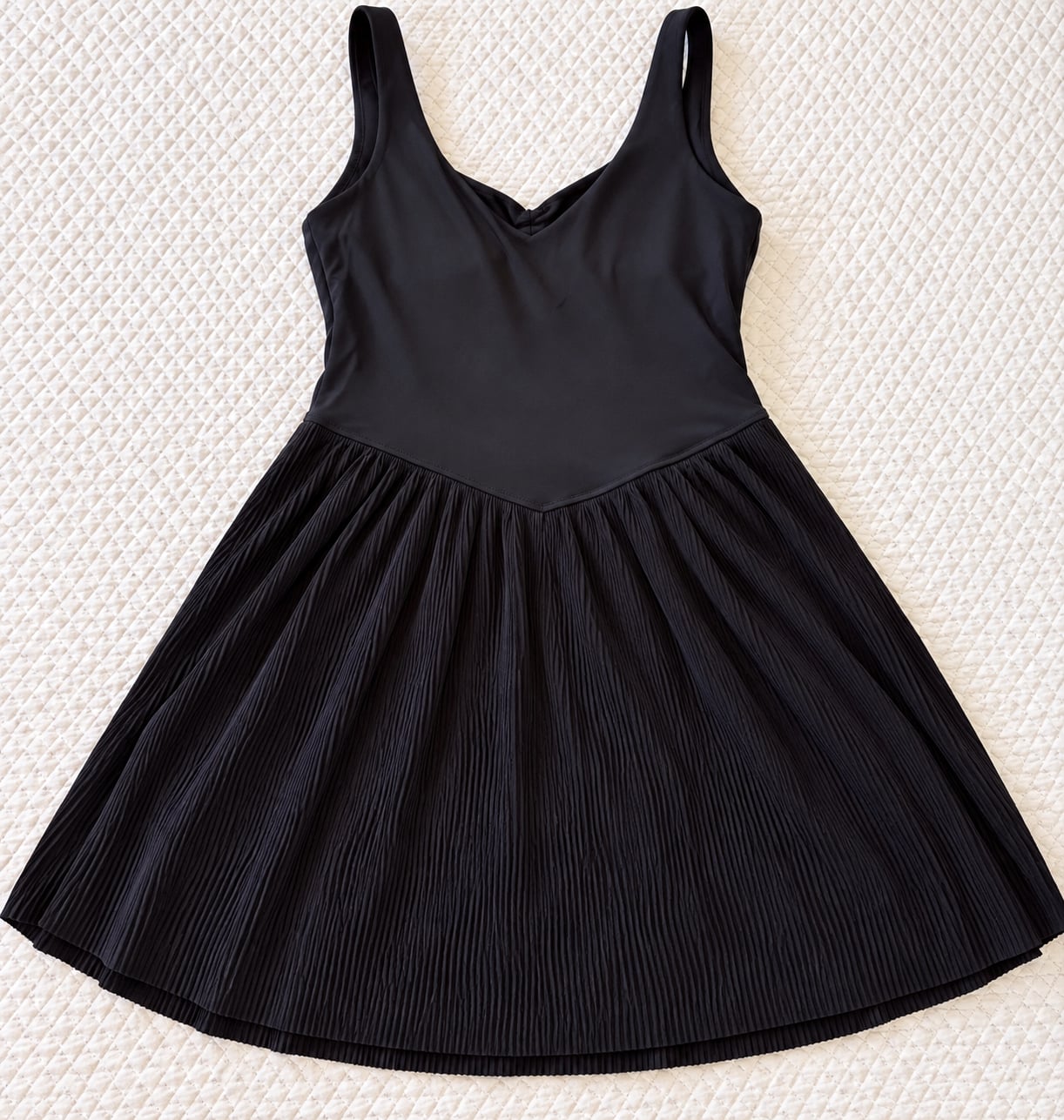All in Motion Women’s XS Black Sleeveless Pleated A-Line Athletic Dress 2