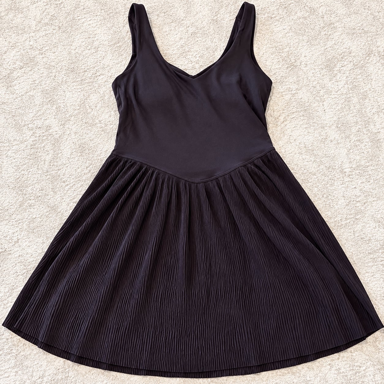 All in Motion Women’s XS Black Sleeveless Pleated A-Line Athletic Dress 3